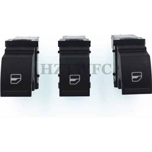 3PCS Window Power Switch Control Button For VW Passat B6 Jetta Golf MK5 Tiguan Touran Seat Leon 7L6959855B Free Shipping