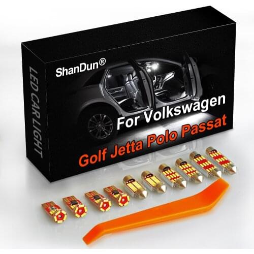 Canbus Car LED Interior Light Kit For Volkswagen VW Golf 4 5 6 7 Jetta Polo Bora Vento Passat B5 B6 B7 B8 CC Phaeton Vehicle