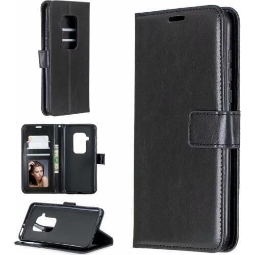 200pcs/lot Leather Crazy Horse Wallet cover Case For Moto One Zoom action vision E6 plus P40 G7 play power