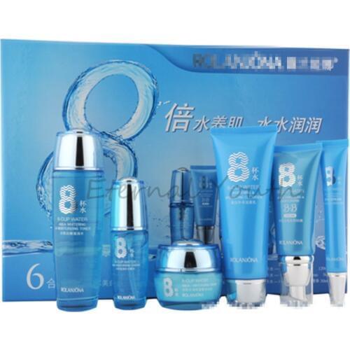 6pcs Skin Care Set Kit Face Treatment Daily Moisturizer Serum Eye Cream Anti Wrinkle Agelee Products