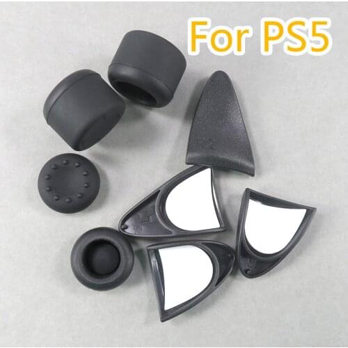 30sets 8 in 1 For PS5 Gamepad L2 R2 Trigger Button Rocker Cap ABS Button Set Game Accessories Controller Extended Buttons Kit