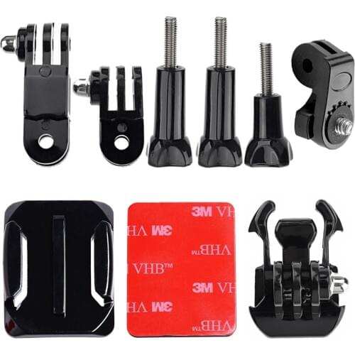 New kit accessories Curved Adhesive Side Mount For Sony Action Cam HDR AS20 AS15 AS100V AS30V AZ1 AS200V FDR-X1000V accessories