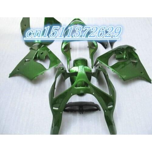 Dor-Body For KAWASAKI ZX9R NINJA Silver flames 2002-2003 ZX-9R M18137 ZX 9R 9 R Green ZX9 R 2002 2003 + 02 03 Fairing Kit D