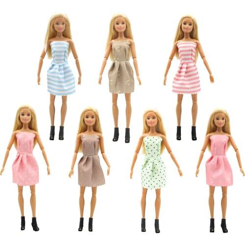 Handmade For Original Barbie Fashion Doll Clothes Outfit Girls Style Wear Blouse Dress Skirt for 29cm 1/6Dolls Toys Accessories