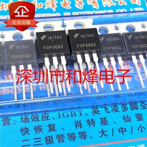 Original 5pcs/ FDP3682 TO-220 100V 32A