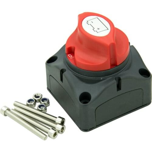 Boat Battery Selector Switch 2 Position Heavy Duty Car Battery Isolator Switch 48V DC