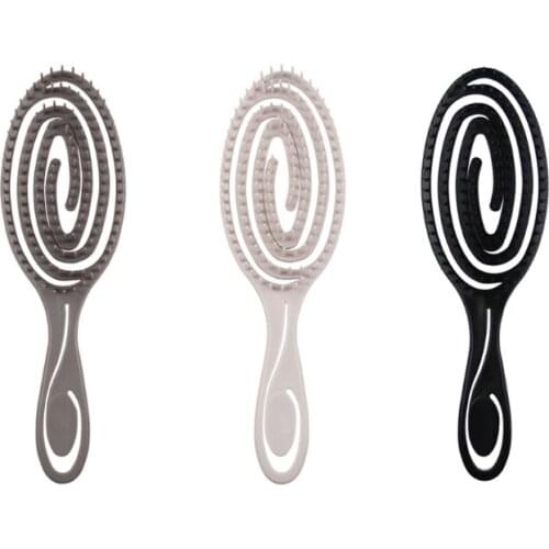 Y1UF Detangling Hair Brushes Hollow Out Wet Dry Detangler Comb Scalp Massage Combs