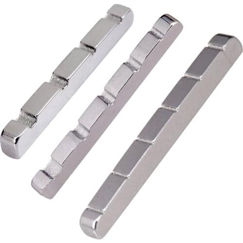 Stainless Steel Guitar/Bass Slotted Nut For Squier Electric Guitar Bass Nut Replacement Accessory
