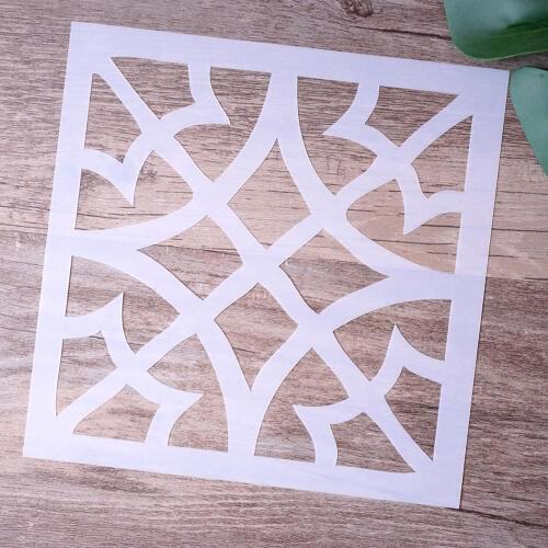 15 cm DIY Craft Layering Stencils For Walls Painting Scrapbooking Stamping Stamps Album Decorative Embossing Paper Cards