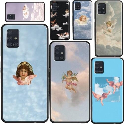 Vintage Painting Angel Paradise Case For Samsung A51 A71 A11 A31 A10 A20 A30S A40 A50 A70 A20e A21S A12 A32 A42 A52 A72