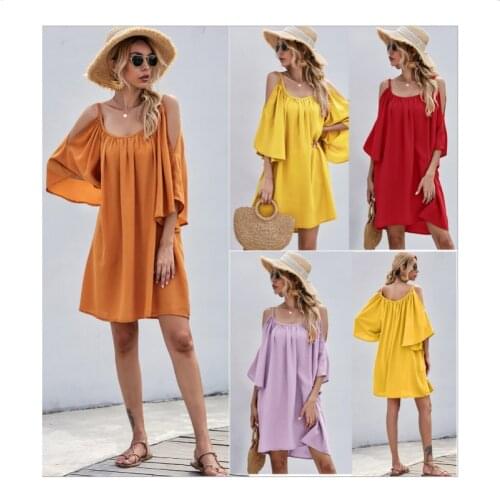 Solid Summer Dresses WOOOLAN.Y China