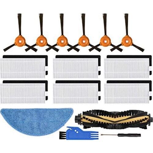 Replacement Parts Accessories Compatible for Yeedi K700 Robot Vacuum Cleaner Filters, Brushes, Mops