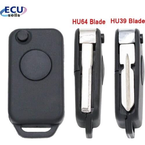 1 Button for Benz Key Shell Flip Folding Remote Car Keys Case Fob Replacement Cover For Mercedes W168 W124 W202 W210 W211 W203