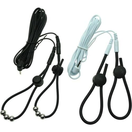 1PC New Electro Shock Penis Rings Adjustable Massage Sex Toys for Men Masturbation Electric Stimulation Cock Ring Fast Delivery