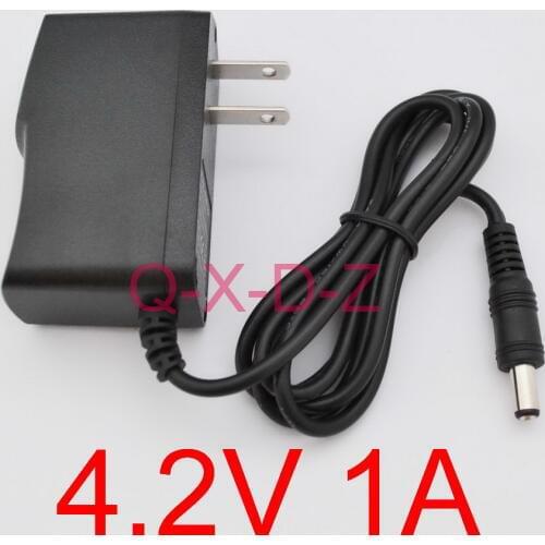 1PCS High quality 4.2V 1A polymer Lithium Ion Battery Li-ion LiPo 2S charger Power Adapter Dual IC DC 5.5mm*2.1mm US plug