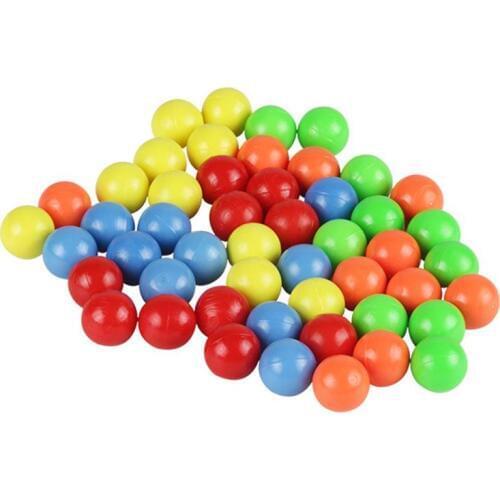 100Pcs 15mm Children Counting Solid Balls Toy School Mathematics Teaching Aids