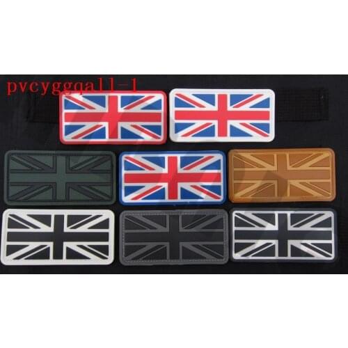 3D PVC patch The Union Jack British flag Rubber patch