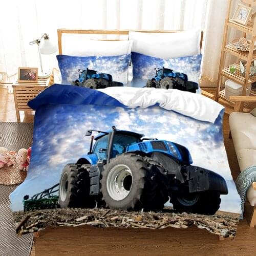 3D Printed Agriculture Outdoor Large Machine Comforter Cover/ Duvet Cover Set Twin Full Queen King Size Bedding Set Home Textile