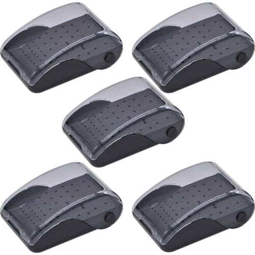 5pcs Dental Plastic Bur Box 60 Holes Drill Placement Box Dental Tools Drill Box Autoclave Sterilizer Case Disinfection Holder
