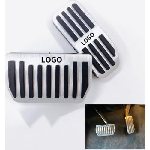 Aluminum Alloy Car Accessory Gas Pedal Brake Pedal For Jaguar XE XF F-PACE F PACE 2015 2016 2017 2018 Gas Brake Foot Rest Pedal