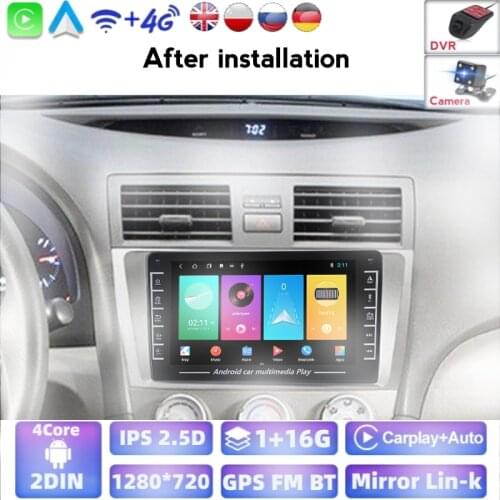1G+16G Android Car Radio Multimedia Video Player Navigation GPS WiFi 2 din For Toyota Camry 40 50 2006 - 2011 no dvd support DVR