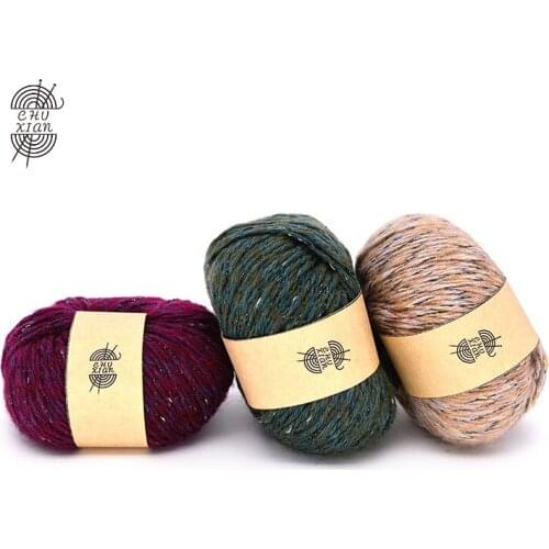 Free shipping 50g/ball Luxury Quality Mohair Yarns Fancy Thick Hand Knitting For Yarn Colorful Knit