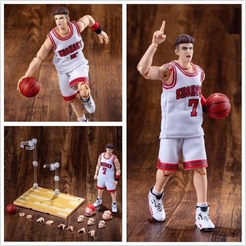 Dasin GT model 6 inch action figure anime Slam Dunk Miyagi Ryota white cloth ND036