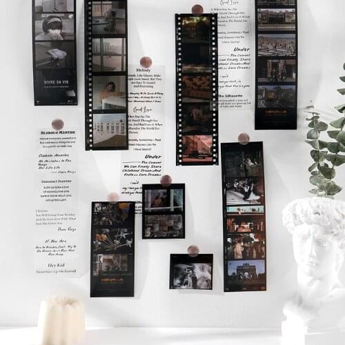 Dimi 6 Pcs Carving Time Series PET Sticker Precious Photos Film Adhesive Sticker Diy Label Scrapbook Album Journal Decoration