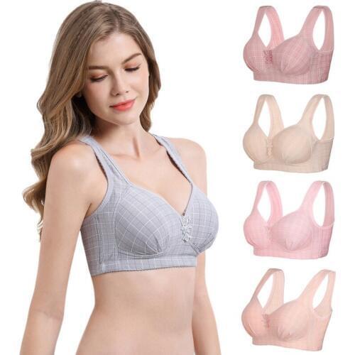 EFINNY Breathable Women Thin Bras Full Cup Bralette Sexy Lingerie Adjustment Fashion Gathered Bra