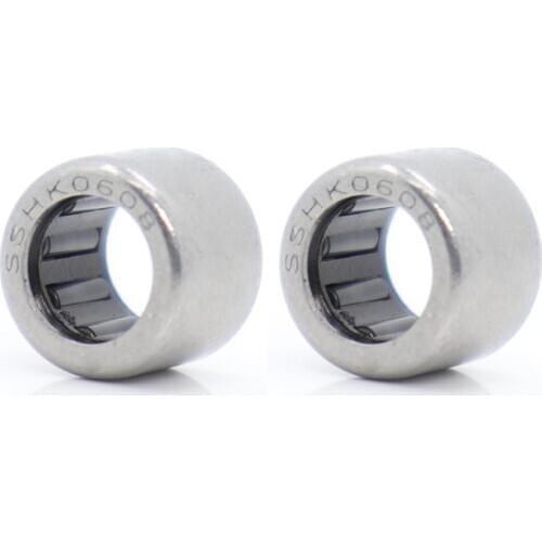 HK0608SS Needle Bearings 440C 6*10*8 mm 2 Pcs Stainless Steel Drawn Cup Needle Roller Bearing HK061008 TLA68Z HK0608