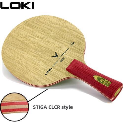 LOKI V7 CLCR Table Tennis Blade 7 Players Wood Professional Ping Pong Racket Bat Paddle Offensive Pingpong Blade