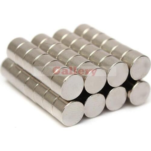 Rushed Neodymium Magnets Atacado Imanes 50pcs 6mm X 4mm N50 Strong Rare Earth Ndfeb Disc N52 Neodymium Magnets Cylinder 10 X 20