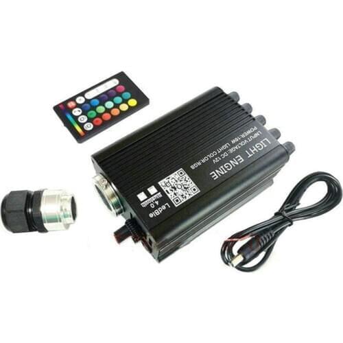 App smart phone Remote controlled Audio Voice control DIY 16W Starry Star Meteor Light Fiber Optic Lighting Engine Device RGBW