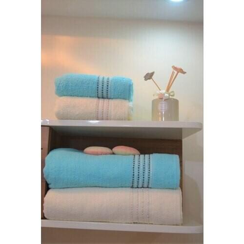Roi Textile Bath Towel Set 4'lü
