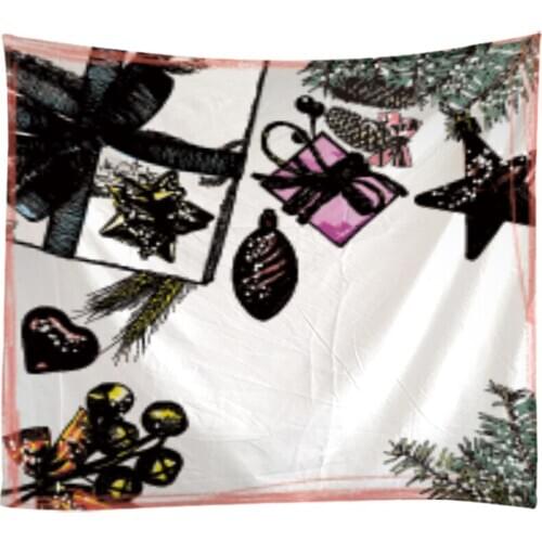 Christmas Gift 3D Printing Tapestry Wall Hanging Bed Spread Beach Towel Table Cloth Yoga Mat Christmas present Large Size