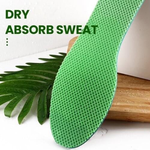 FootMaster Peppermint Deodorant Insoles Women Men Running Insoles Sports Soft Elastic Breathable Honeycomb Fabric Forefoot Pads