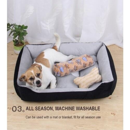 Super soft sofa dog bed waterproof bottom soft fleece warm dog bed extra-large soft pet bed cat bed available in all seasons