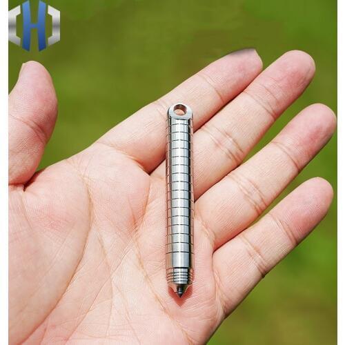 Mini Titanium Pen Defensive Pen Tactical Pen Multi-function Tool With Self-defense Survival Broken Window Pen