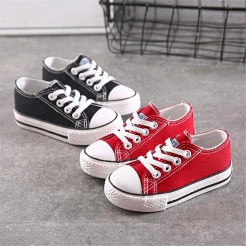 New 2021 fine canvas shoes 20-36 fashion children tightness of classic childrens shoes, leisure shoes