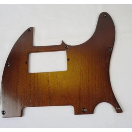1pcs Hand-made solid ailanthus wood Telecaster Guitar Tele Pickguard #2607