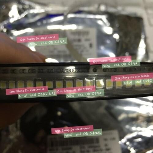120pcs/lot 3528 2835 SMD LED 1W 350MA Cool White 100LM For TV LCD Backlight best quality