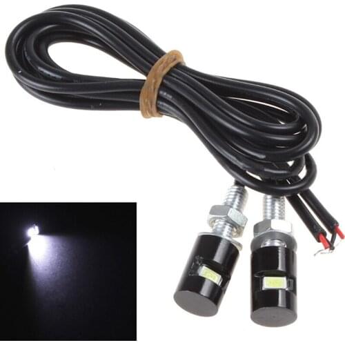 2PCS Eagle Eye LED Lights Car Daytime Reverse Signal Bulbs Motor Hawk Eye Lamp