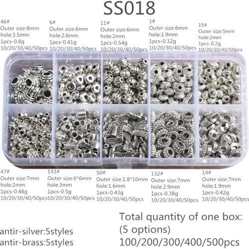Ss0018 500pcs accessories pearl separating Bracelet beads zinc alloy accessories beads elastic thread tool scissors lead device