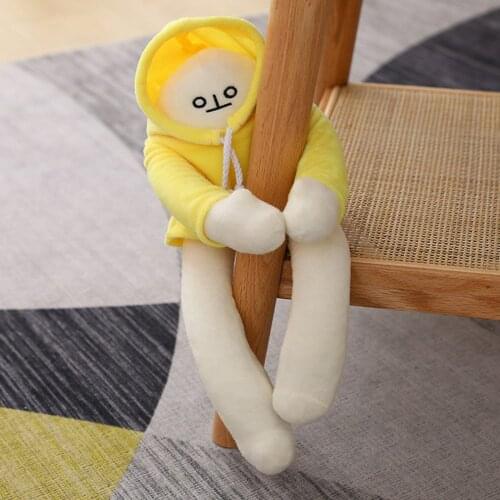 Banana Doll Birthday Gift Banana Man Doll Plush Toy Creative Ornaments With Magnet Changeable Plush Pillow Toy Compact