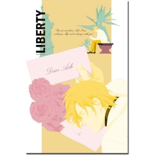 Banana Fish Japanese Anime Cartoon Art Prints Silk Canvas For Wall Pictures Room Decoration-005