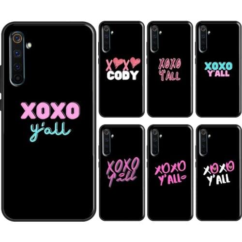 XOXO Y'all Love Quote Gossip Girl For OPPO Realme GT Neo 6 7 8 Pro X2 X7 C11 C21 C3 Cover For OnePlus 8T 8 9 Pro Nord Case