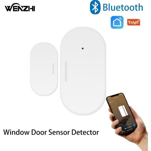 Bluetooth Door And Window Sensor Switch Open Closed Detectors Alarm Magnetic Alert Wireless Alexa Google Home Tuya Smart Life