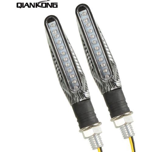 For Honda CBR250R CBR600F CBR400 NC23 NC29 Universal led Mini motorcycle turn signal Indicators Amber lamp led waterproof