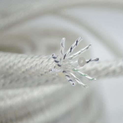 Hifi OFC Silver plated Power Cord For US Amplifier CD Player power cord sell per Meter