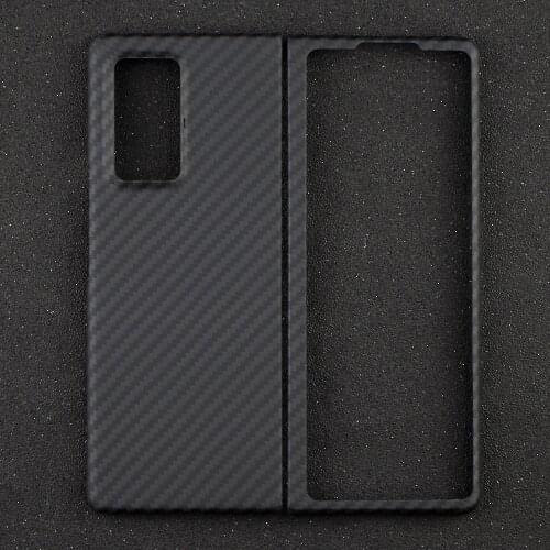 Real carbon fiber lightweight case for Samsung Galaxy Z Fold 2 5G Anti-fall Slim design Front cover and back cover Phone shell